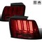 Spec-D Tuning 99-04 Ford Mustang Facelift Sequential LED Tail Lights- Red Smoke LT-MST99RGLED-SQ-RS - alternate 1